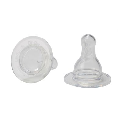 Dr. Brown&#039;s Flesspeen Standaard Hals Fase 1 2-Pack